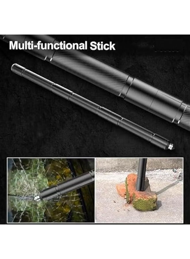 WALALLA All-in-One Survival Shovel System - 23 Tools in 1 with Lengthened Handle (16.5-30 Inch), Collapsible Axe & Shovel for Emergency Car Kit & Outdoor Adventures - Image 3